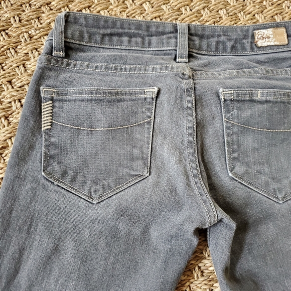 Paige Blue Heights Gray Skinny Jeans - Picture 5 of 10